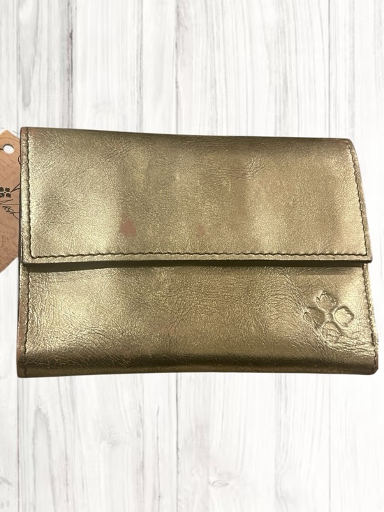 Patricia Nash Handbags - 🪷 NWT Patricia Nash Distressed Leather Woodstock Kiss-lock in Antique Gold